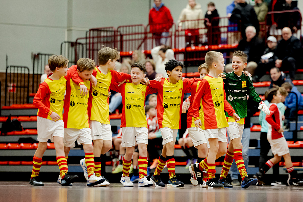 Alle teams plaatsen zich voor kruisfinales Columbia Zaalvoetbal3daagse