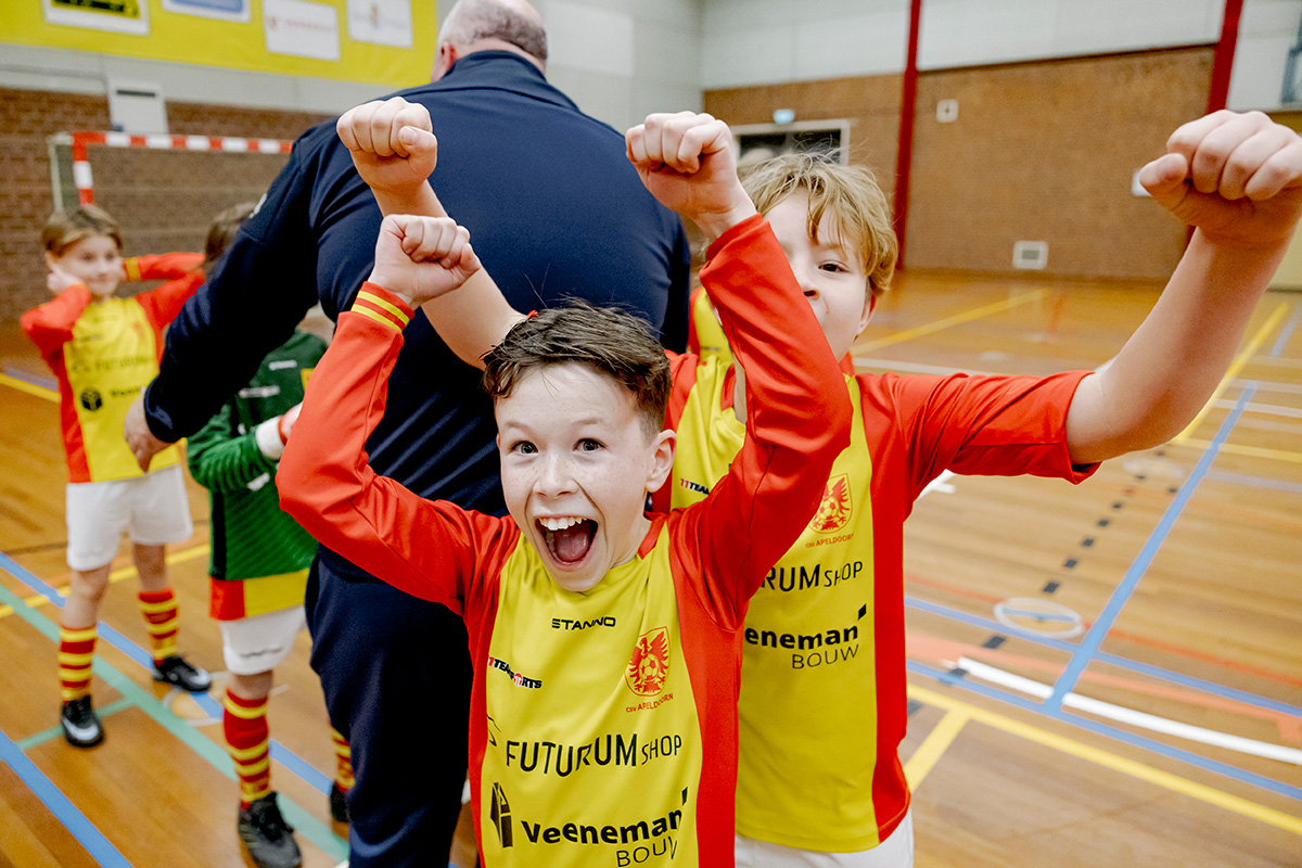Alle jeugdteams winnen Columbia Zaalvoetbal3daagse