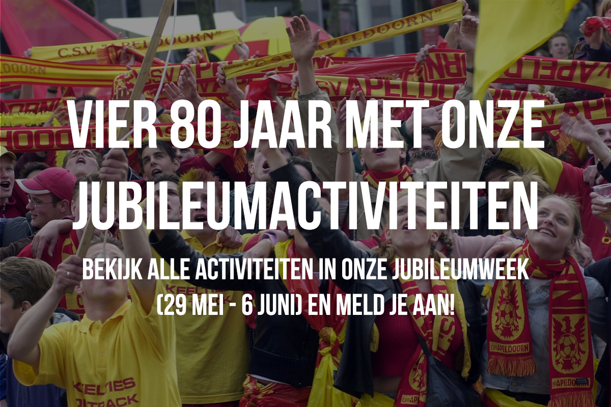 Jubileumweek: samen 80 jaar csv Apeldoorn vieren