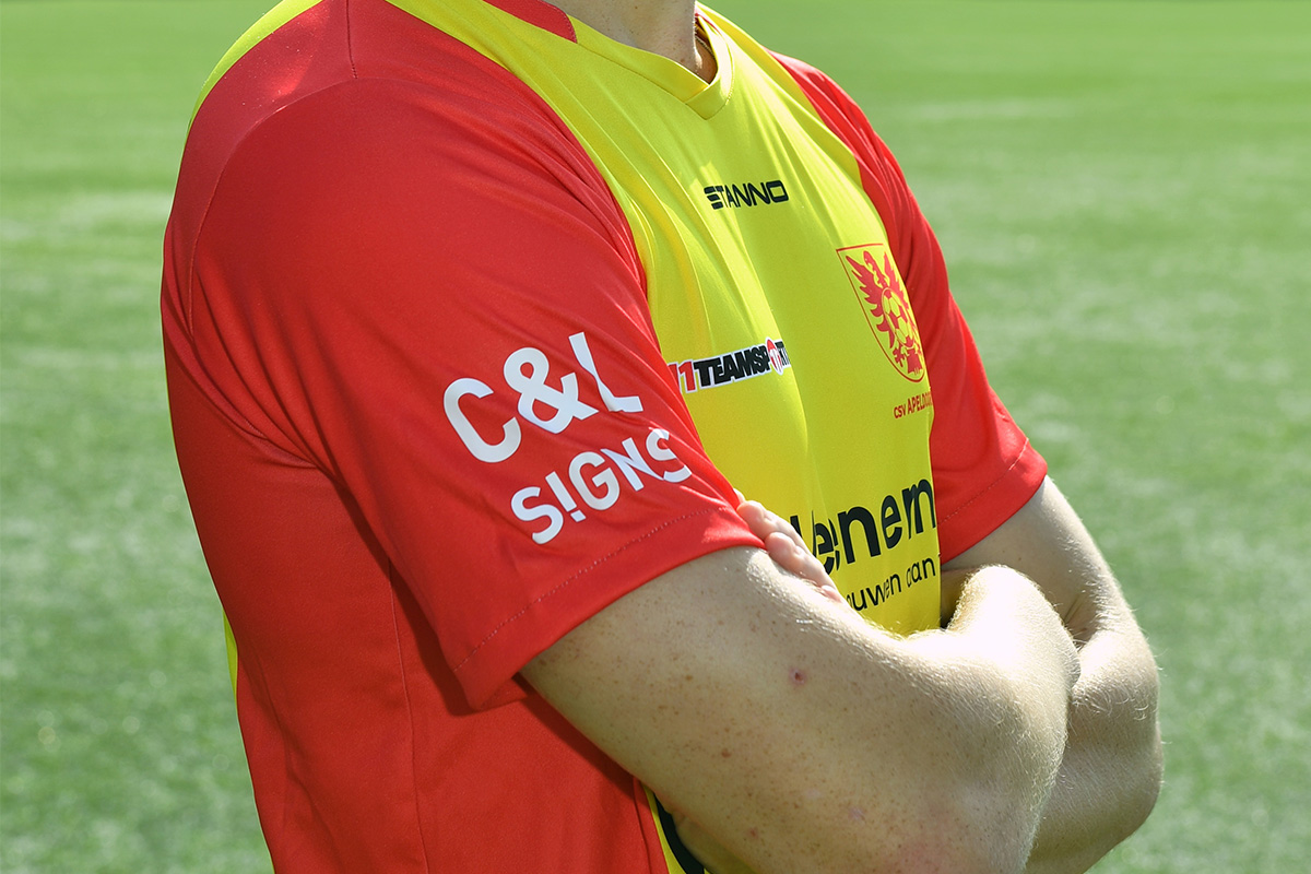 C&L Signs nieuwe mouwsponsor