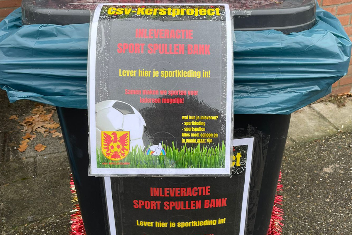 Kerstproject csv Apeldoorn: De Sport Spullen Bank (SSB)
