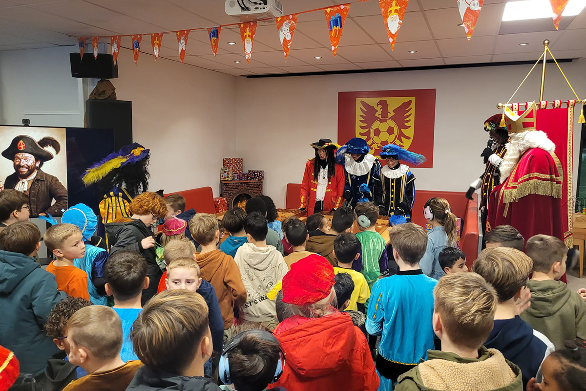 Sinterklaas komt naar csv Apeldoorn op 27 november
