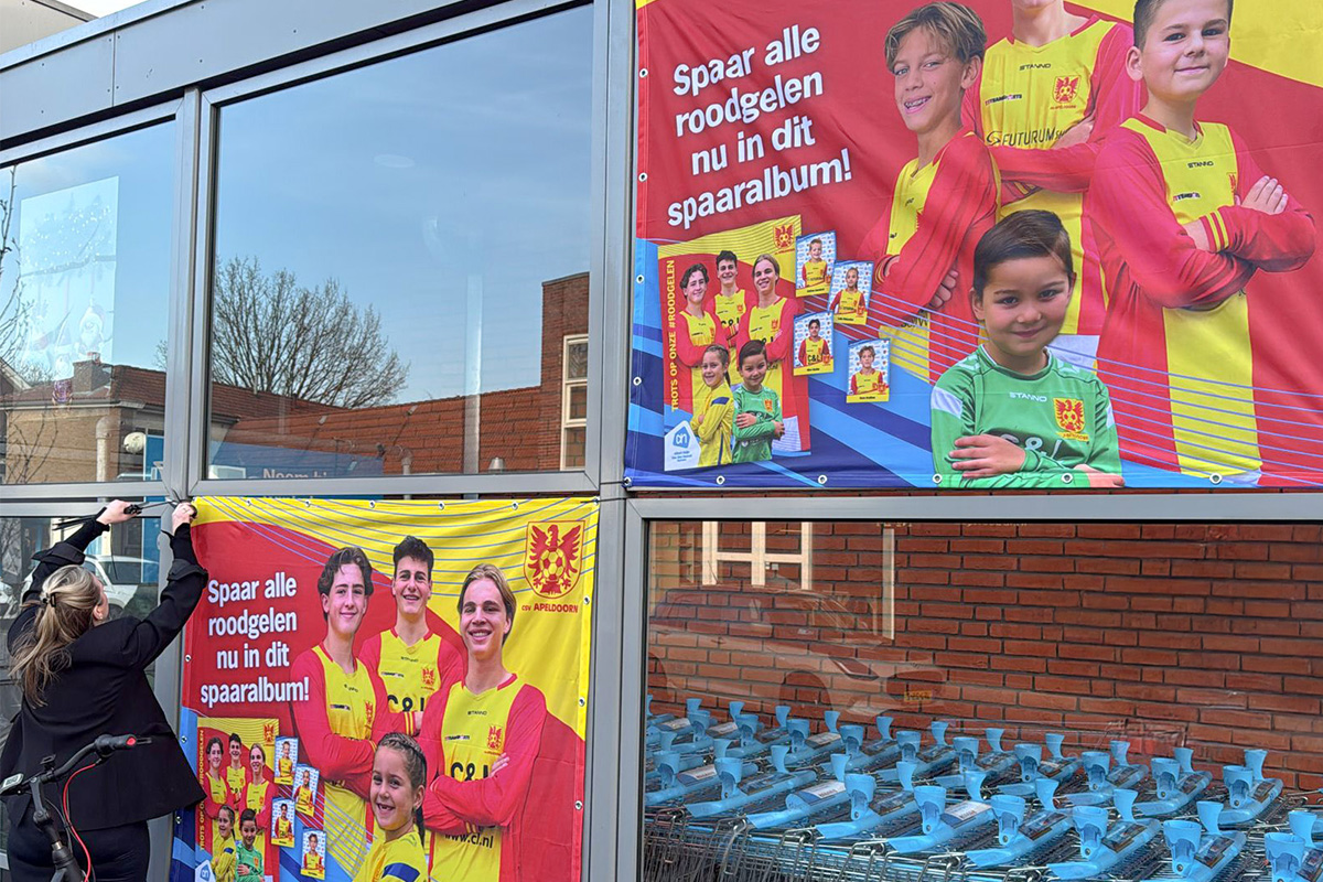 Laatste week van de csv Apeldoorn voetbalplaatjes spaaractie