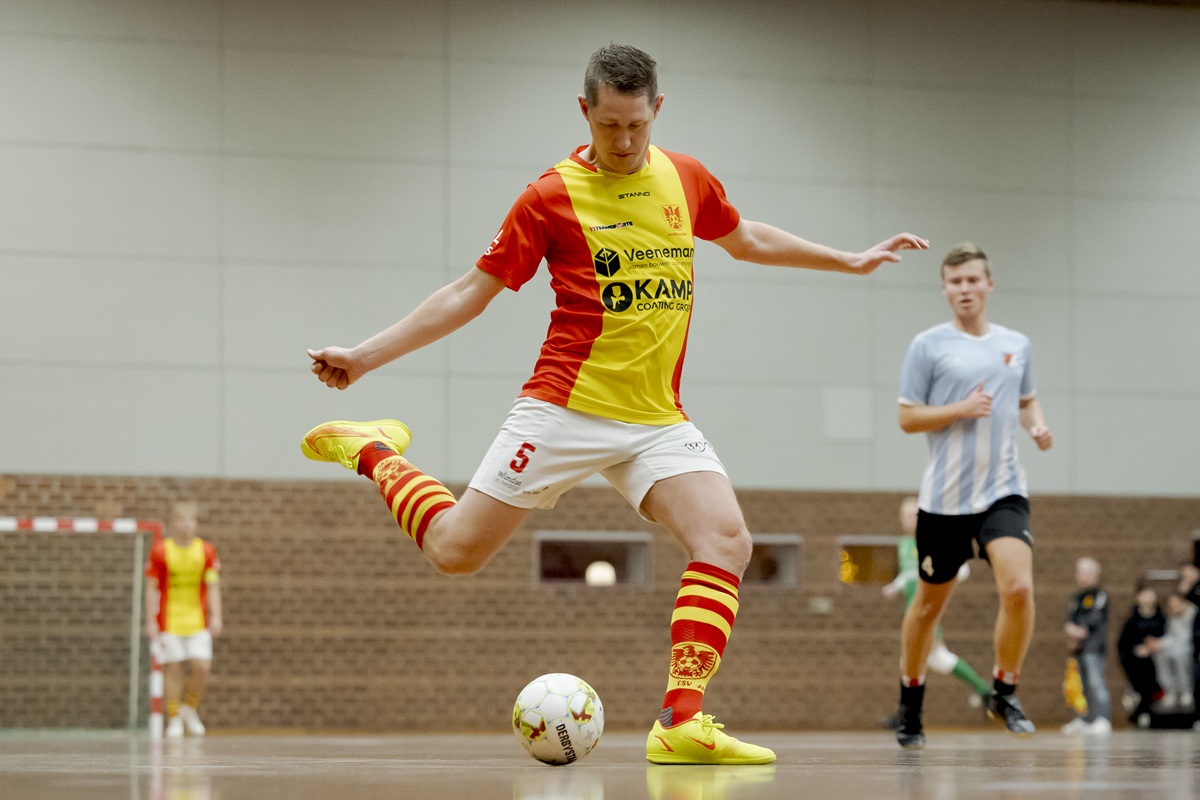 Zaalvoetbal bij csv Apeldoorn: snel, technisch en vol actie!