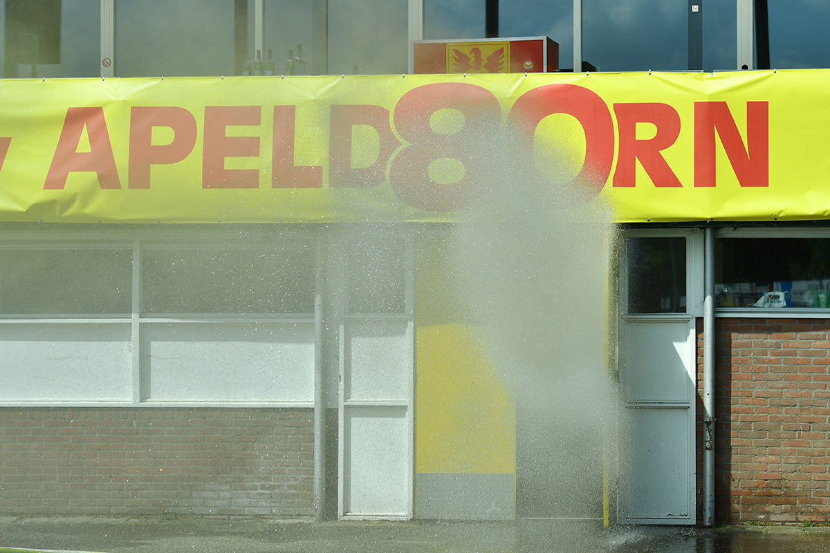 Update na brand in kleedkamers