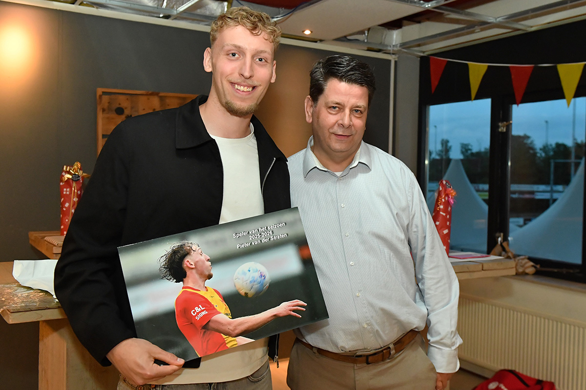 Pieter van der Straten speler van het seizoen 2025-2026